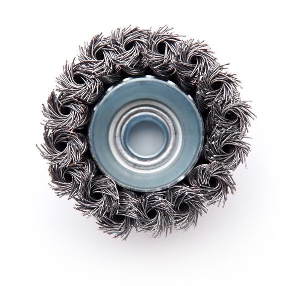 Щітка чаша сталеві витки 65 мм (УШМ) APRO 8304381