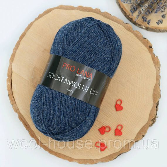 Шкарпеткова пряжа Pro Lana Sockenwolle Uni, 408