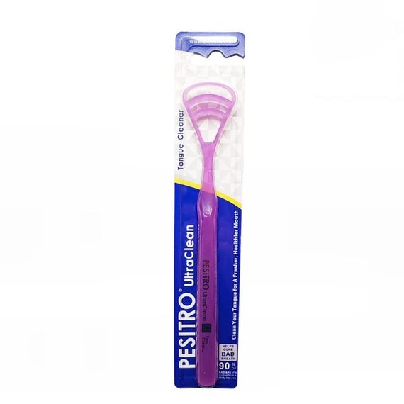 Очисник язику Pesitro Tongue Scraper фіолетовий
