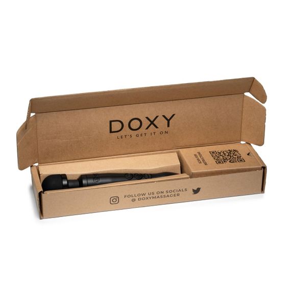 Вібромасажер DOXY3 USB-C Massager MATTE BLACK Sex Aura | Зображення 5