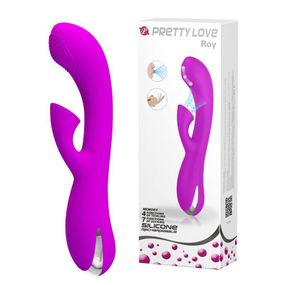 Вибромассажер с вакуумным клиторальным стимулятором PrettyLove - Roy, BI-014580 Sex Aura