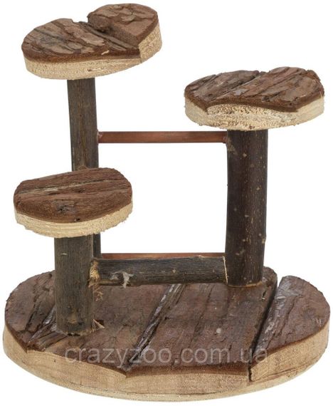 Підставка Trixie 61640 Natural Living, для гризунів, 14×14 см, коричнева