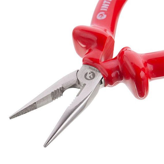 Довгогубці прямі 160 мм, діелектричні, Cr-V INTERTOOL NT-0326 | Зображення 3