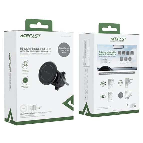 Тримач для мобільного ACEFAST D6 air vent magnetic car holder | Зображення 7