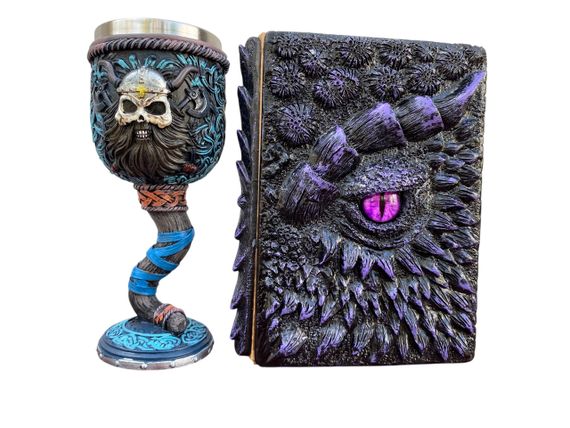 Подарунковий набір Келих 3D Молот Тора Вікінг і Блокнот 3D «Око Ілюзій»