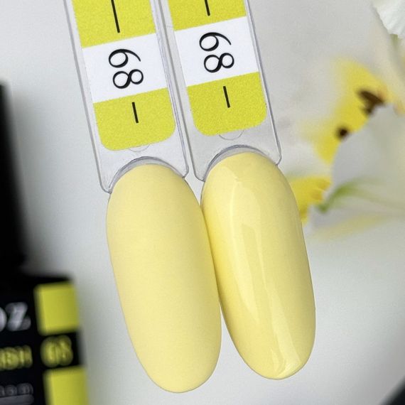 Гель-лак Crooz 68 (сонячно-лимонний) 8мл | Зображення 1