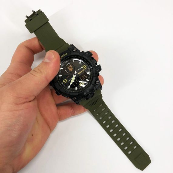 Спортивные мужские часы удобные SKMEI 6851/1586AG, Брендовые мужские часы Водонепроницаемое YN-82 | Зображення 7