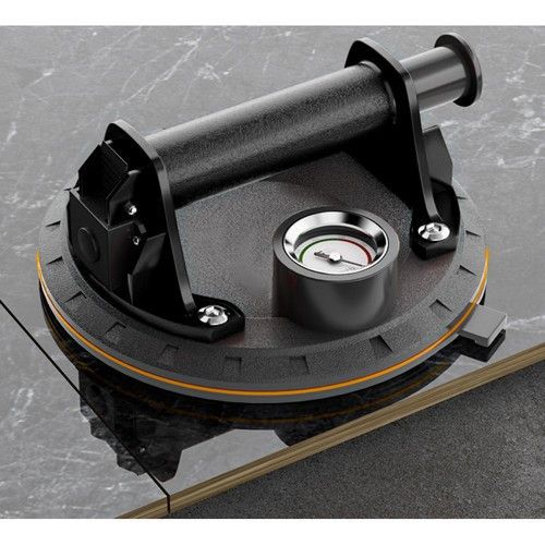 Вакуумная присоска с манометром и насосом для плитки, стекла, гранита, зеркал (до 200 кг) в кейсе | Зображення 7