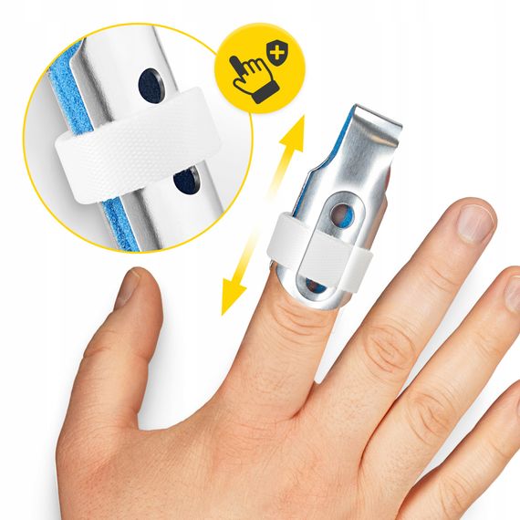 Фіксатор (бандаж) для пальця руки 4FIZJO MED 1 шт Size S (P-5905973407397) | Зображення 8