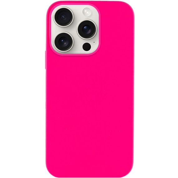 Чохол Silicone Case Full Protective (AA) NO LOGO для Apple iPhone 14 Pro (6.1") Рожевий / Barbie pink