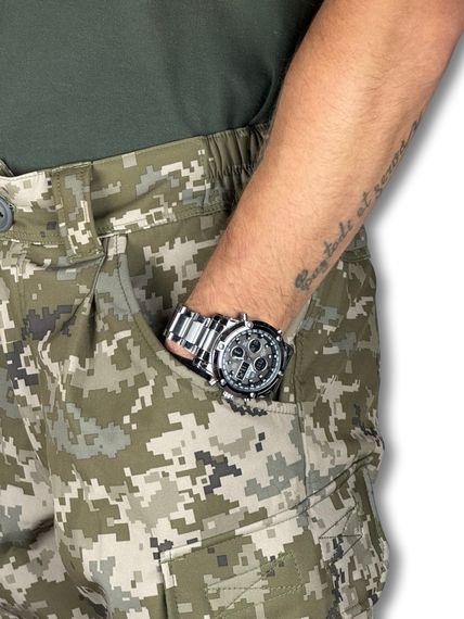 Зимові тактичні штани ЗСУ на флісі Softshell від RAPTOR TAC Піксель 60/4 | Зображення 5
