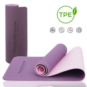 Килимок для йоги та фітнесу Power System PS-4060 TPE Yoga Mat Premium Purple (183х61х0.6)