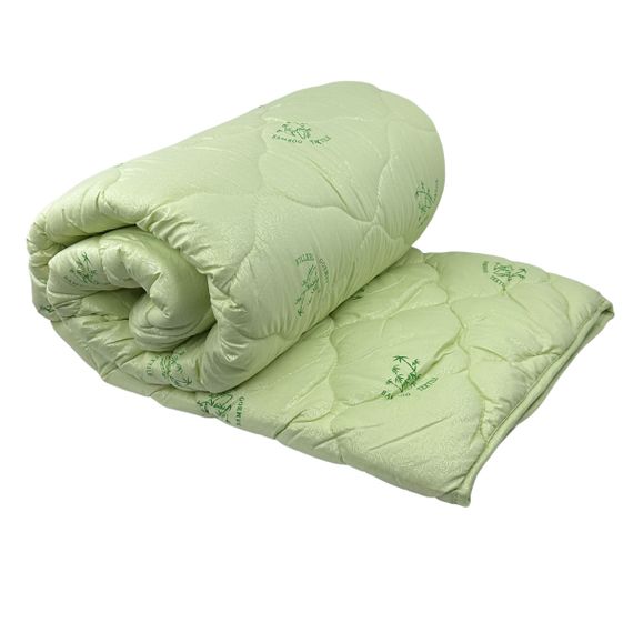 Ковдра полуторна закрита Arda Bamboo 20348 150х210 см салатова | Зображення 3