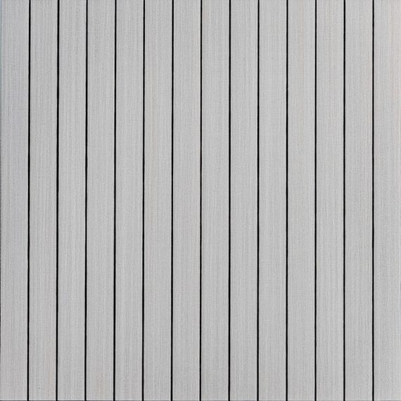 Покриття вінілове самоклеюче 3D рейки 600х600х2,8мм Скандинавський білий шпон SW-00002197