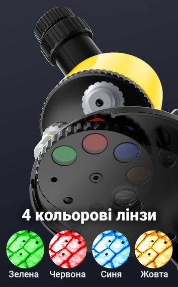 Якісний дитячий мікроскоп для дитини OEM 1100A-1 з збільшенням до 640х, Жовтий | Зображення 6
