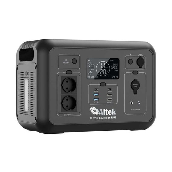 Портативная зарядная станция ALTEK AL 1200 PowerBox PLUS (1008 Вт·г)