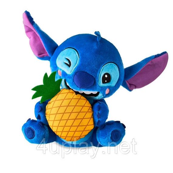 М'яка іграшка Стіч 33 см Оригінал Disney Stitch Feed Me Pineapple Large 13-inch