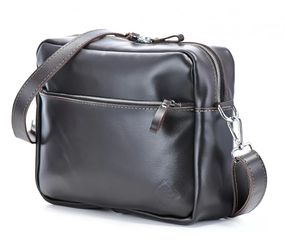 Шкіряний месенджер Skin and Skin Squad 32х24х10 см Коричневий (BM03BR)