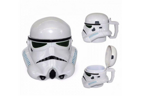 Чашка Кухоль Пластиковий Star Wars 3D Plastic Штурмовик (Біла)