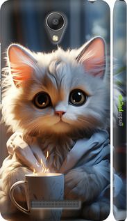 Чохол на Xiaomi Redmi Note 2 Білий кіт "5646m-96-2448"