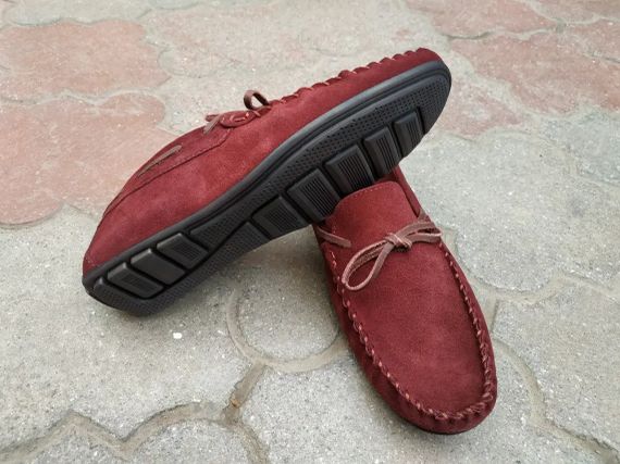 Мокасини бордовий Rifellini 45 розмір | Зображення 7