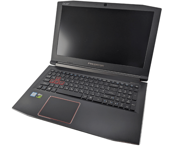 Игровой ноутбук Acer Predator Helios 300 G3 / 15.6" (1920x1080) IPS / Intel Core i7-7700HQ (4 (8) ядра по 2.8 - 3.8 GHz) / 16 GB DDR4 / 512 GB SSD / nVidia GeForce GTX 1060, 3 GB GDDR5, 192-bit / WebCam б/у | Зображення 1
