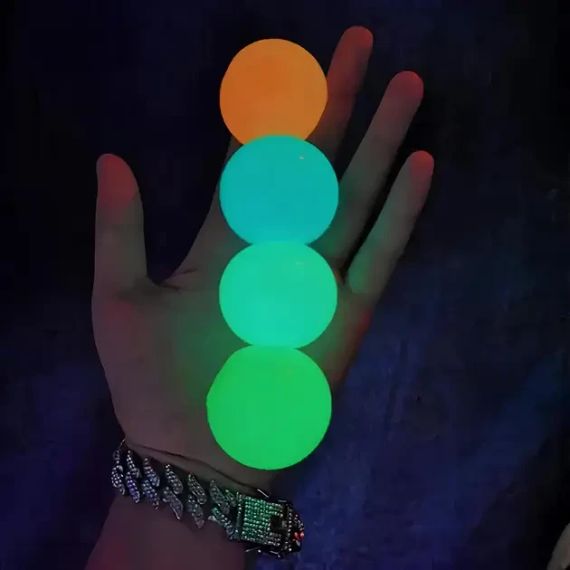 Липкі кульки, що світяться Globbles RESTEQ 4 шт