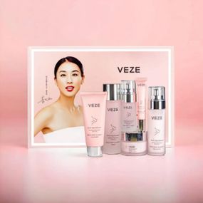 Подарунковий набір косметики для обличчя з ферментом ластівкого гнізда й ніацинамідом Veze Bird's Nest