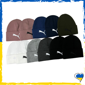 Шапка Puma брендова універсальна, Пума. Шапка чоловіча, жіноча, підліткова, дитяча