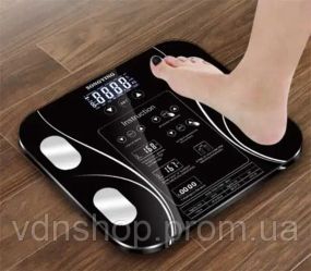 Розумні підлогові смарт ваги Bluetooth з додатком для Android або IOS, аналізатори жиру