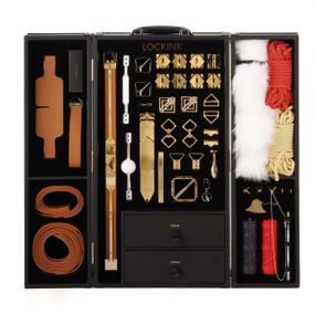 БДСМ-набор LOCKINK All-in-1 BDSM Play Kit - Brown Color Sex Aura