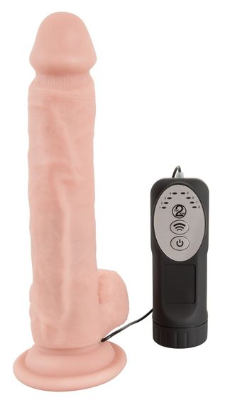 Вібратор з пульсацією Medical Silicone Vibrator, тілесний | Зображення 4