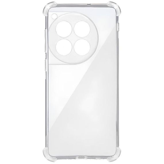 TPU чохол GETMAN Ease logo посилені кути Full Camera для OnePlus 12 Безбарвний (прозорий) | Зображення 4