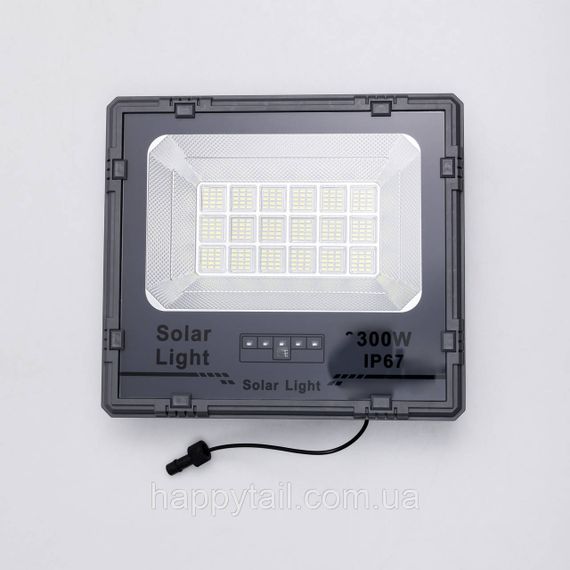 Уличный LED фонарь на солнечной батарее 300 Вт 270 LED прожектор с датчиком движения и пультом IP67 | Зображення 1