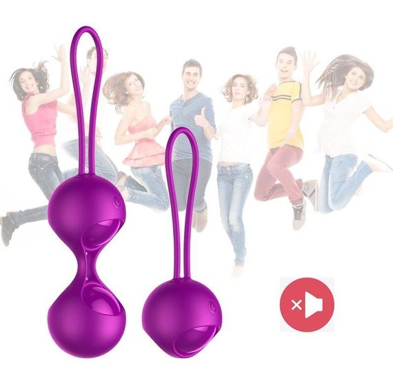 Набір вагінальних кульок з вібрацією та пультом дистанційного керування FOX - Vibrating Silicone Kegel Balls Set USB, BS6300003 | Зображення 7