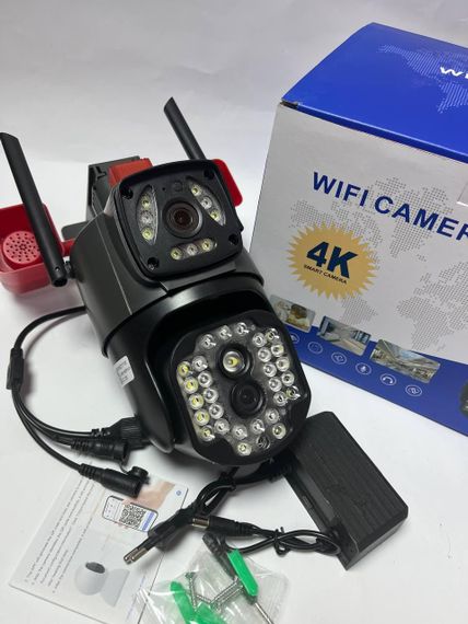 Вулична поворотна IP-камера з мигалкою 200Вт 4K A28B V380 (46282-_1112) | Зображення 4