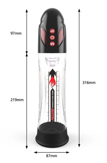 Вакуумная помпа CANWIN P416AU для мужчин, автоматическая, водонепроницаемая, USB Sex Aura | Зображення 9