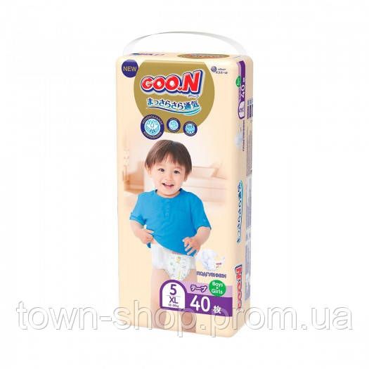 Подгузники Goo.N Premium Soft для детей (XL, 12-20 кг, 40 шт) | Зображення 1