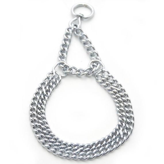 Нашийник удавка цепочка для собак Zoo-hunt металический УЛ 2 УЛ2 2,5 мм 45 см | Зображення 1