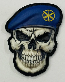 Шеврон ЧЕРЕП В БЕРЕТЕ (Ракетні війська та артилерія)