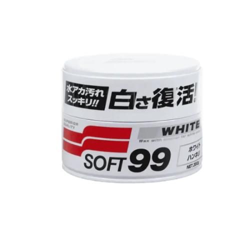 М'який віск для білих авто SOFT99 White Super Wax 350г
