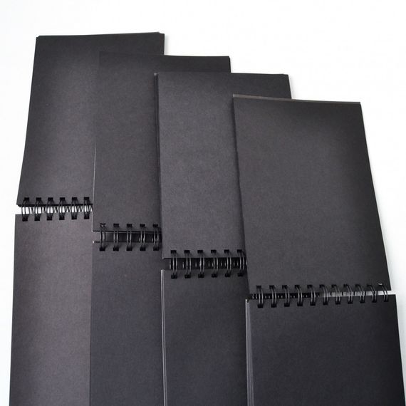 Скетчбук 4Profi Black sketch book Zurich А5 30 листов черная бумага 903221 | Зображення 1