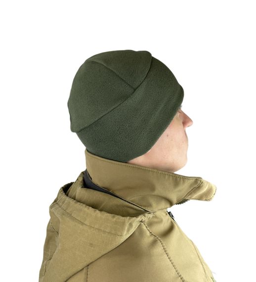 Шапка Милитари флис хаки Emily M (54 см) | Зображення 6