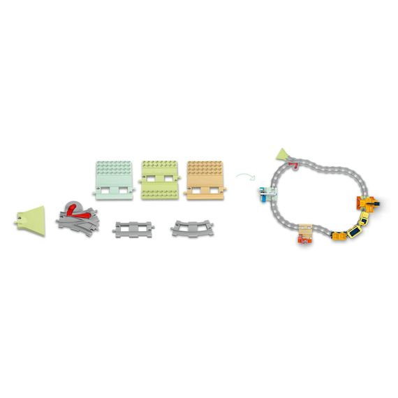Конструктор LEGO DUPLO Town Великий інтерактивний громадський потяг (10428-) | Зображення 7