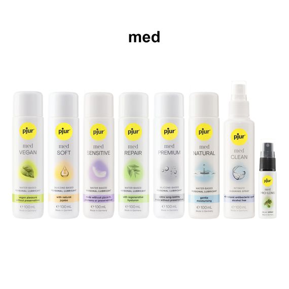 Силиконовая смазка pjur MED Soft glide 100 мл с маслом жожоба для очень сухой и чувствительной кожи | Зображення 4