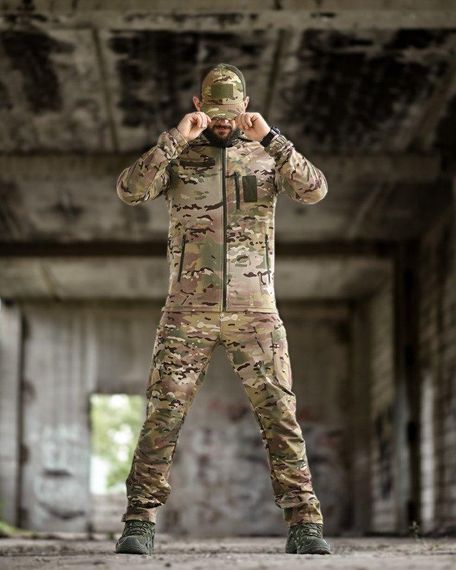 Еластичний тактичний костюм agony мультикам НП4879 | Зображення 1