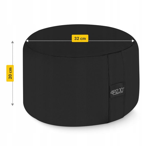 Подушка для йоги та медитації 4FIZJO Zafu кругла 32 x 20 см Black (P-5907739315540) | Зображення 5