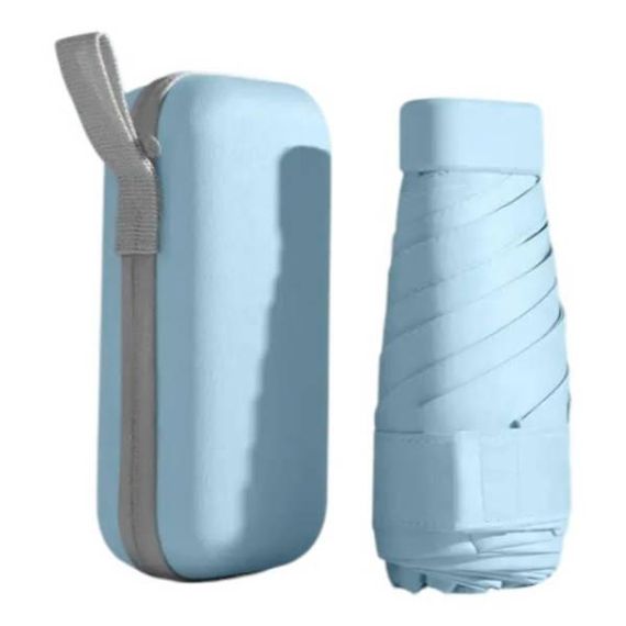 Мини-зонт капсульный umbrella AND HA-75 Голубой