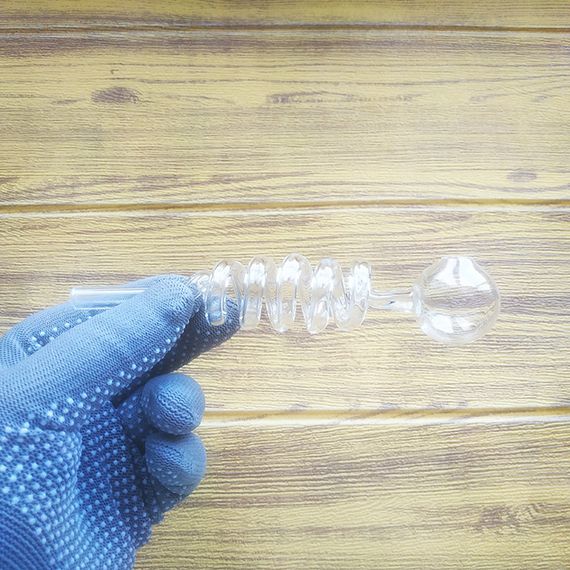 Стеклянная трубка Helix Oil Clear | Зображення 1