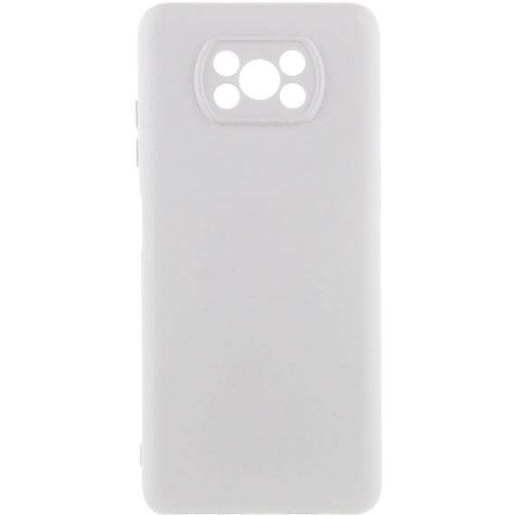 Чохол Silicone Cover Lakshmi Full Camera (AA) для Xiaomi Poco X3 NFC / Poco X3 Pro Білий / White